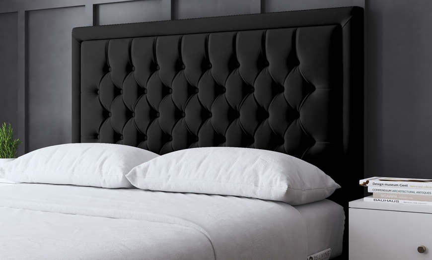 Image 8: Allegra Upholstered Bed with Optional Mattress