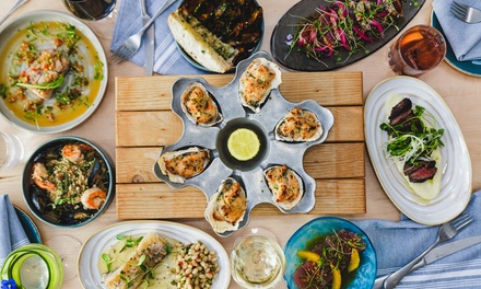 Four-Course Dinner for Two, (Valid for Dine-in Sunday-Friday) - Fin & Fino Birkdale