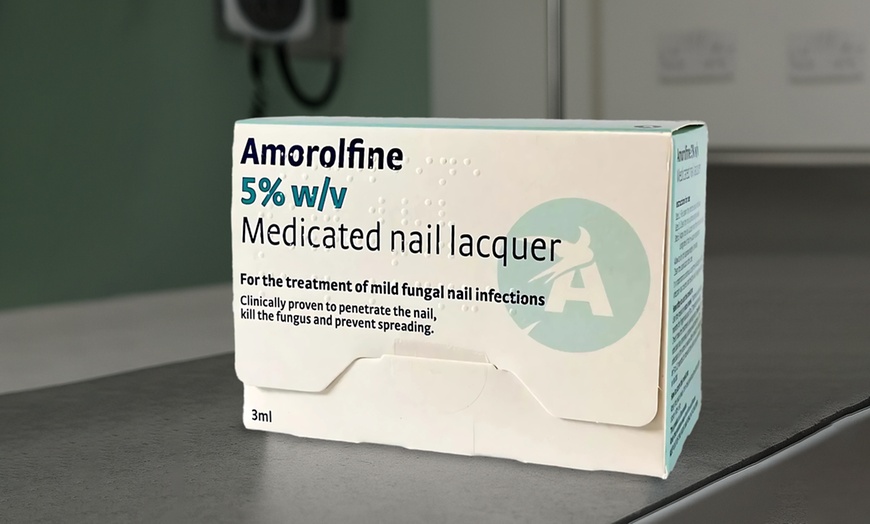 Image 1: Amorolfine 5% Nail Lacquer Antifungal Fungal Nail Treatment – 3ml