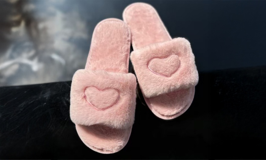 Image 3: Women's Plush Slippers
