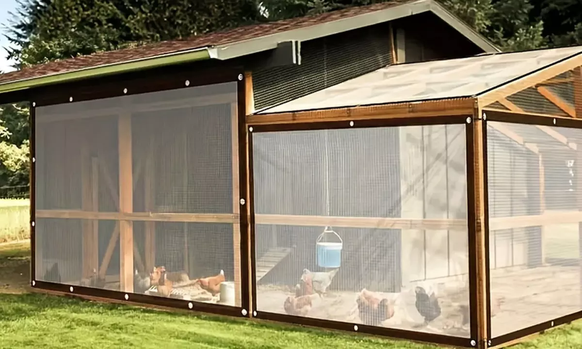 Clear Plastic Tarps with Grommets