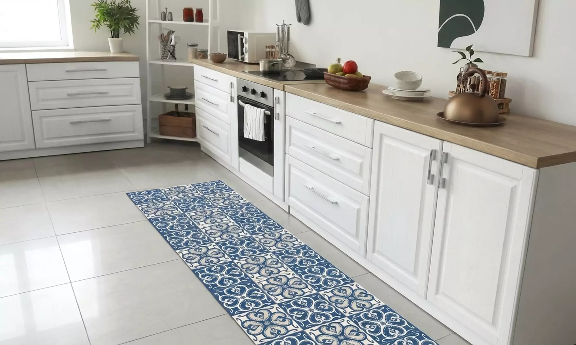 Tapis de cuisine antidérapant et antitache