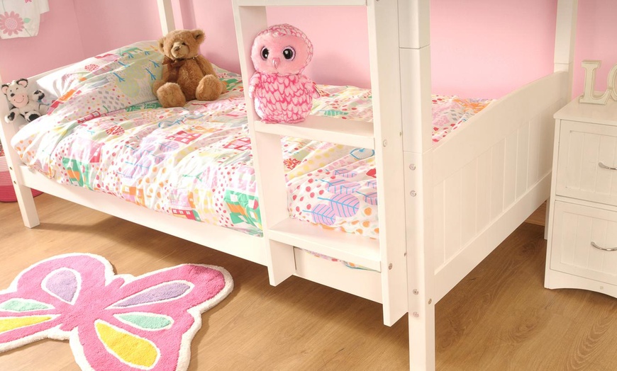 Image 9: Solid Pine Bunk Bed