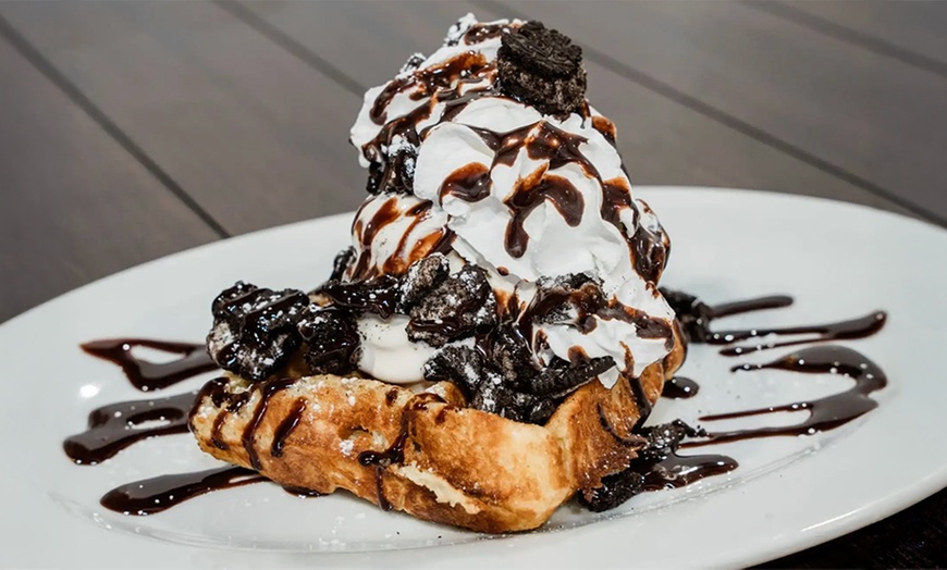 Image 8: $40, Signature Waffles, Entrees, Sides, or Drinks For Up to 4 People 