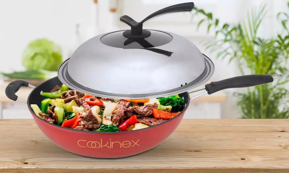 Eternal Long-Handle Wok with Dome Lid - Primary Image