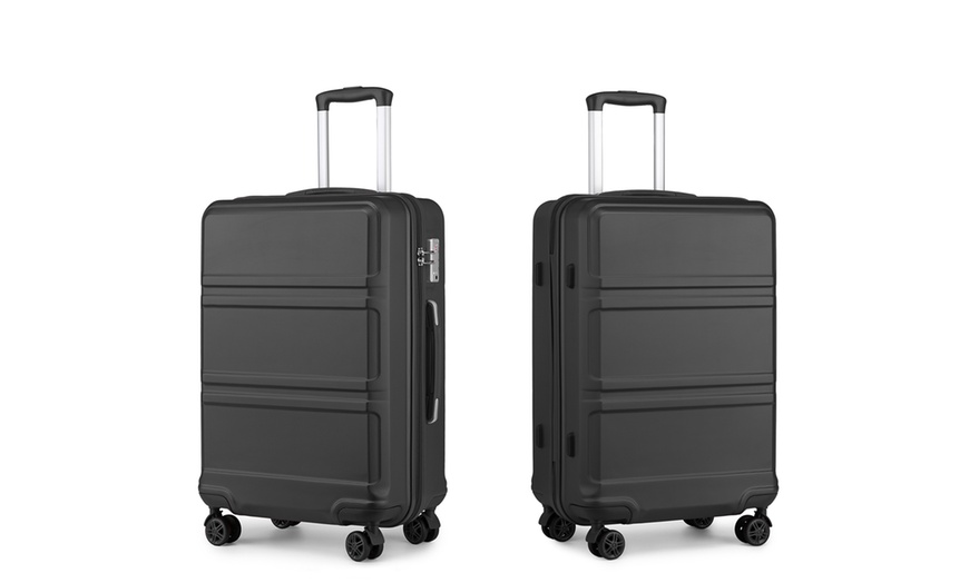Image 23: KONO 20 Inch Cabin Suitcase Durable ABS Luggage with a Travel Bag