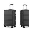 Image 23: KONO 20 Inch Cabin Suitcase Durable ABS Luggage with a Travel Bag