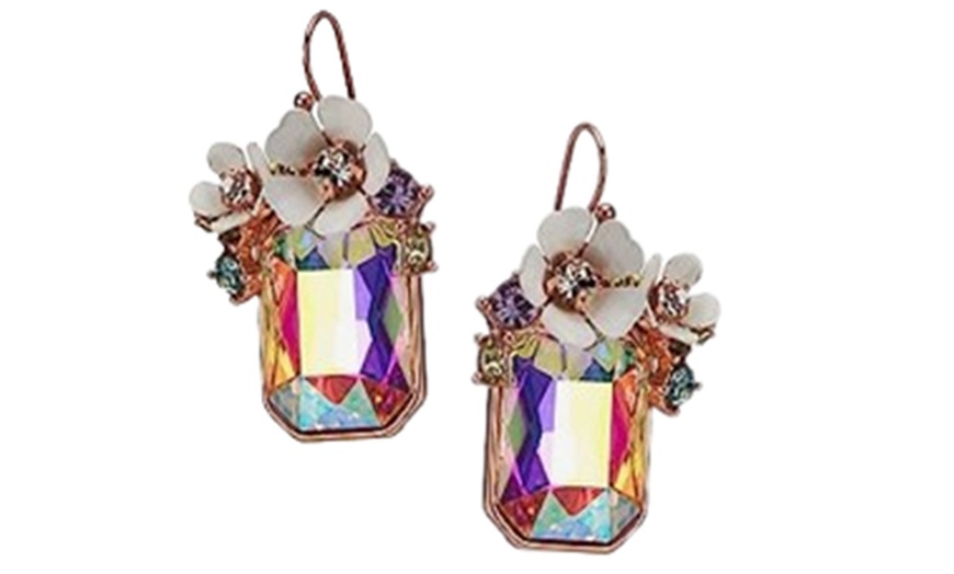 Image 2: Multicolour Drop Earrings Collection