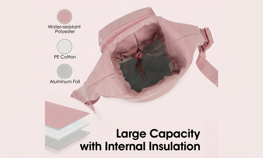 Image 6: Handheld Strap-Style Outdoor Sports Water Bottle Case