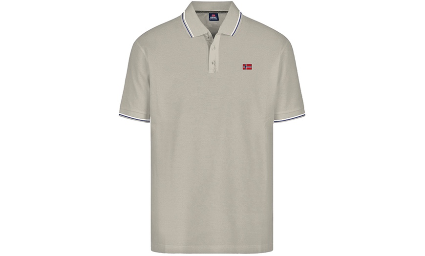 Image 9: 3er-Set Norway Baumwoll-Polos für Herren