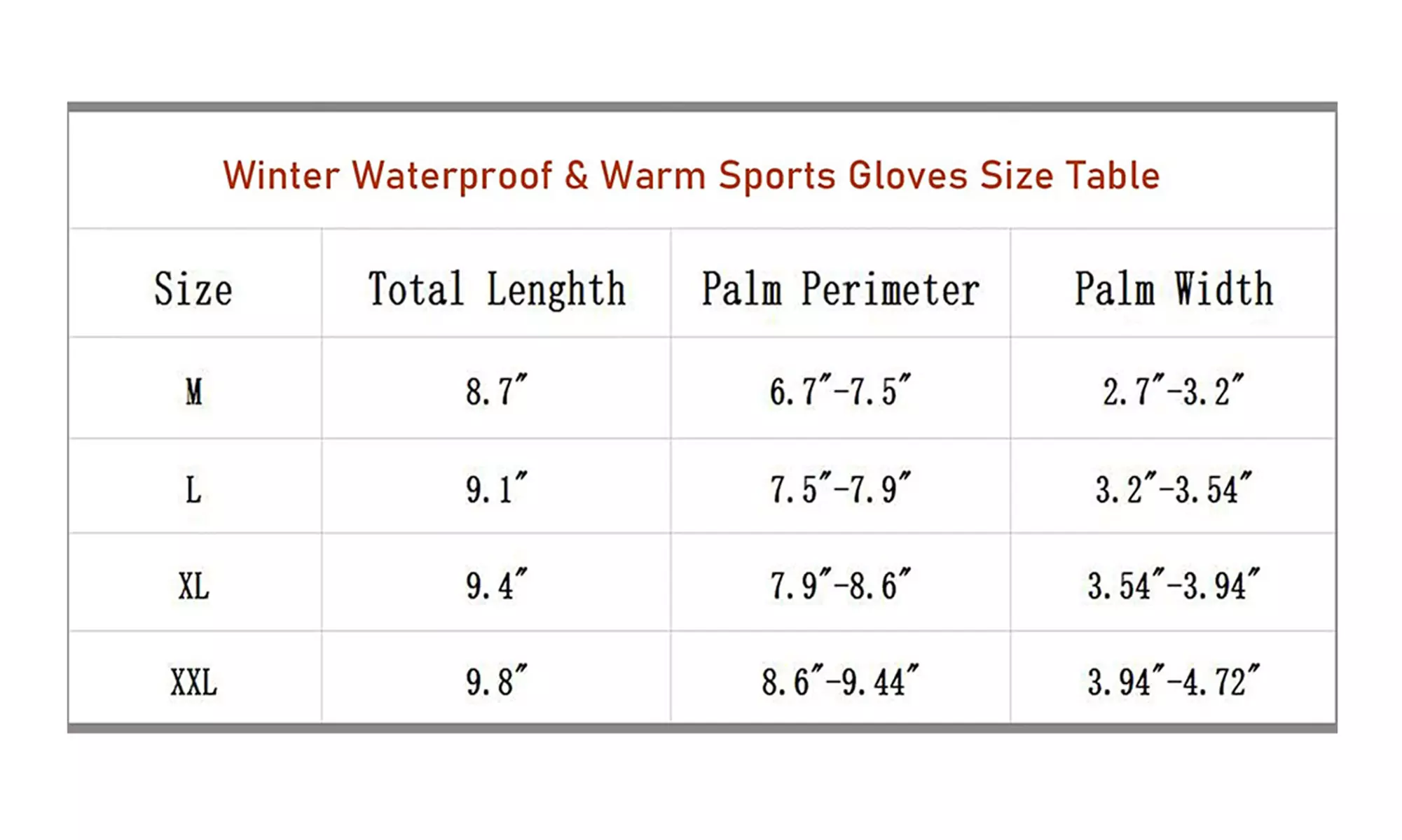 2 Pack Mens Winter Warm Gloves Waterproof Touch Screen Gloves for Outdoor