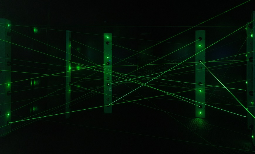 Image 5: Experience the Thrilling Beamz Laser Maze for One, Two, or Four People