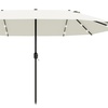 Image 16: Outsunny 4.4m Double-Sided Sun Umbrella Garden Parasol