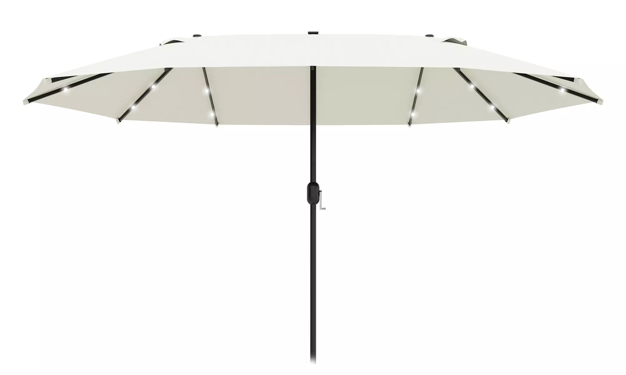 Outsunny 4.4m Double-Sided Sun Umbrella Garden Parasol
