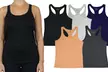 5-Pack Galaxy By Harvic Women's Moisture-Wicking Racerback Tanks - Second Medium