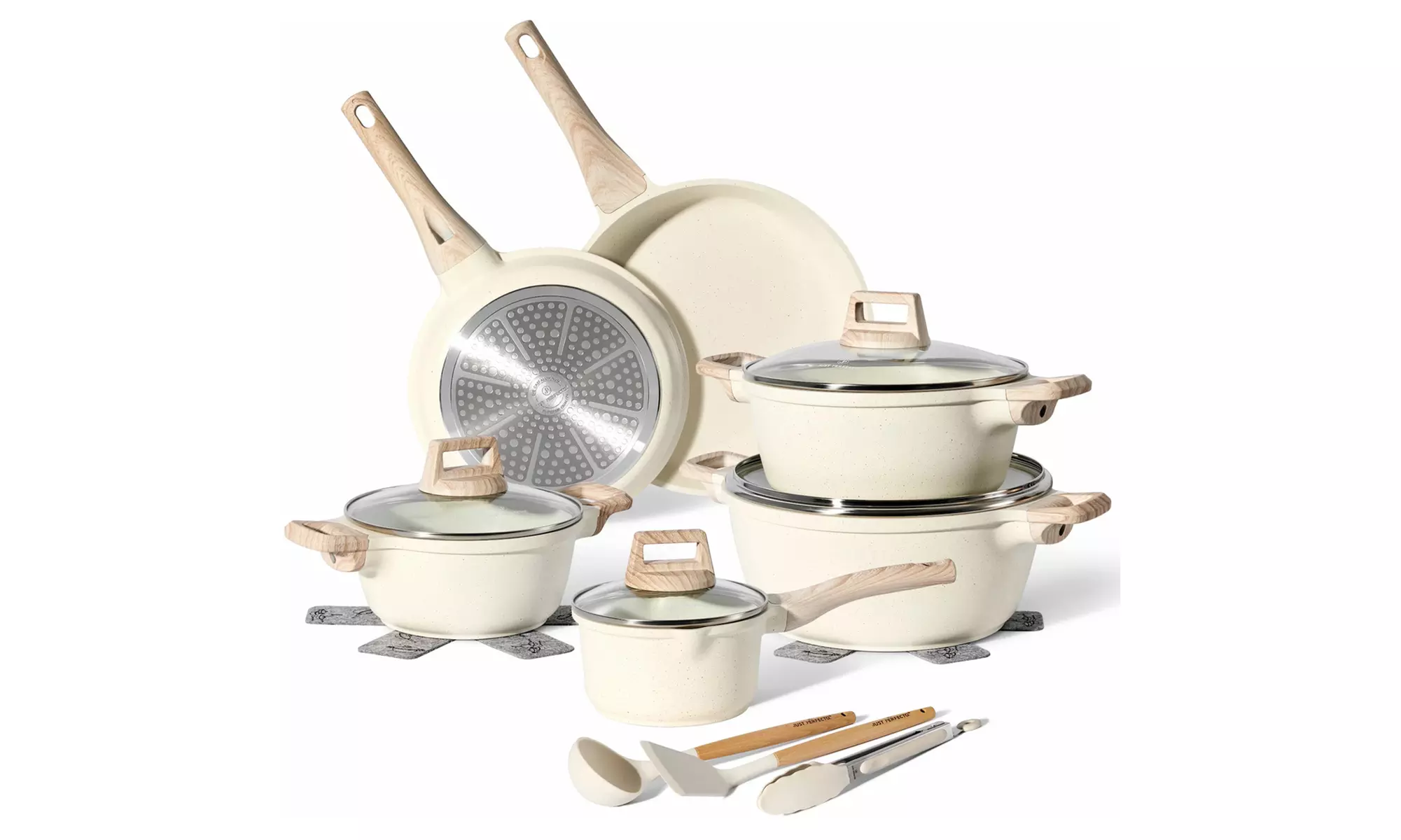 15-teiliges Kochgeschirrset mit Antihaftbeschichtung
