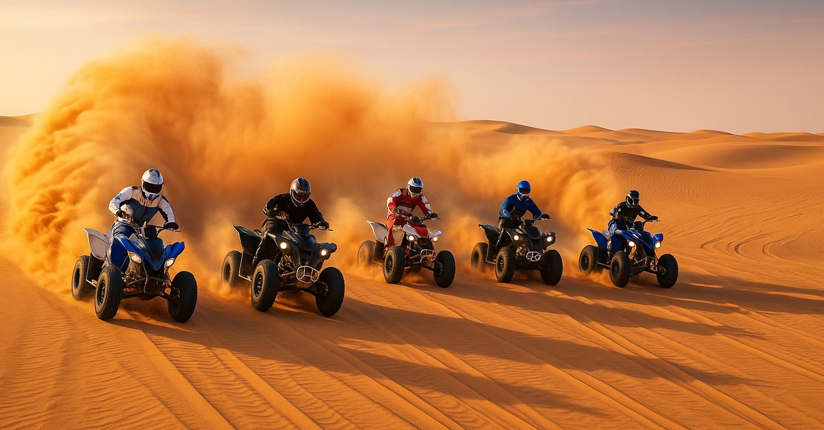 Basic Or Vip Desert Safari Safari With Quad Bike Ride For 1, 2, Or 4 Basic Or Vip Desert Safari Safari With Quad Bike Ride For 1, 2, Or 4