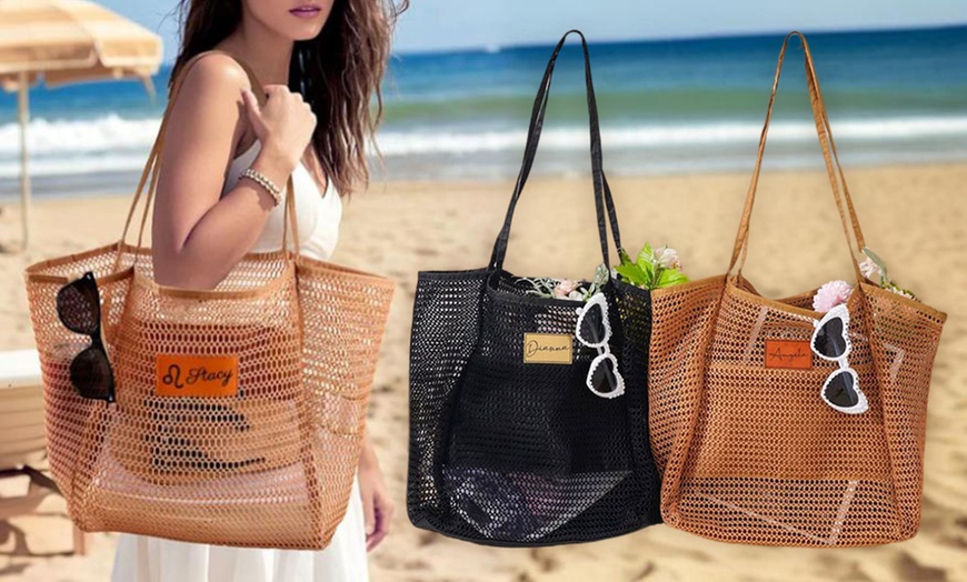 Image 2: Personalisierbare Umhängetasche mit Name & Design nach Wahl