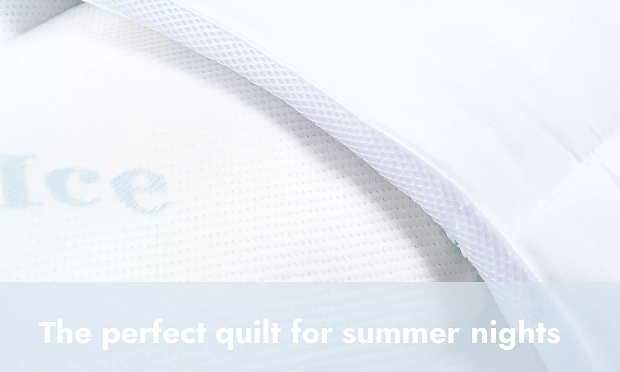 Sampur Sommer Bettdecke 100% Mikrofaser mit kühlenden Ice Cool Fasern