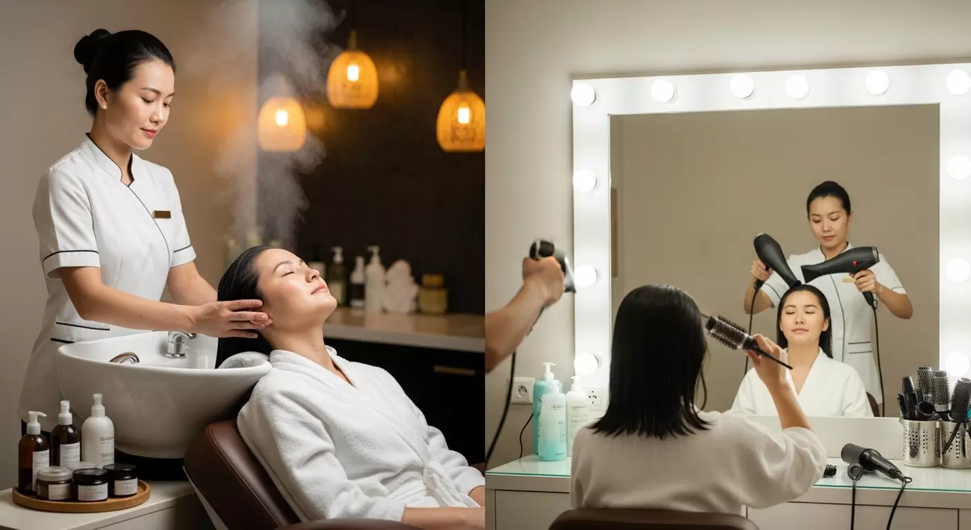 Enjoy Heavenly Hands Plus' 45-min Mini Head Spa or 60-min Head Spa with Manicure & Free Blowdry (Up to 58% Off) - Second Medium