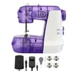 Image 1: Mini máquina de coser eléctrica compacta y portátil con pedal