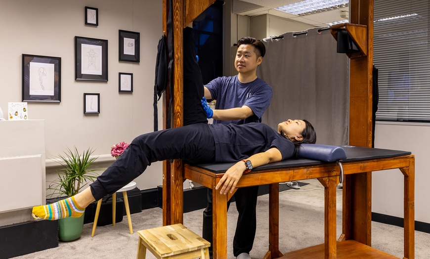 Image 1: Up to 64% Off on Massage - Full Body at Hekas  Sports Therapy Massage  Rehabilitation  Relaxation and Wellbeing Clinic