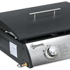 Image 8: Outsunny Tabletop Gas Plancha Grill with Two Stainless Steel Burner