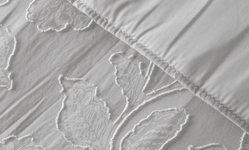 Image 7: Trapunta matrimoniale Gerbera con lavorazione Jacquard