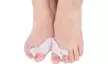 1 Pair Silicone Gel Bunion Toe Corrector Orthotics Straightener Separator Pain - Second Medium