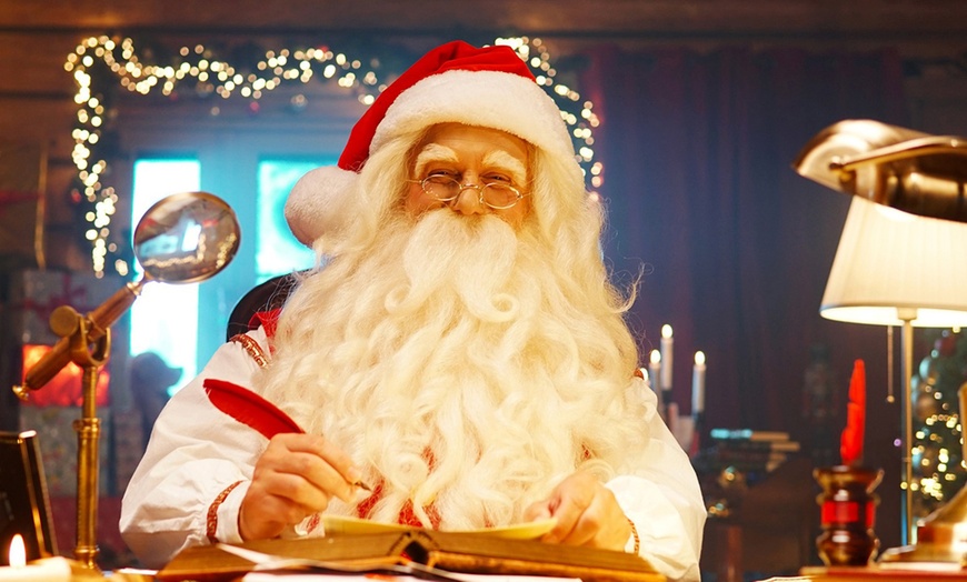 Image 1: Santa HD Video, Call & Premium Letter—Personalised magic in 60 mins!