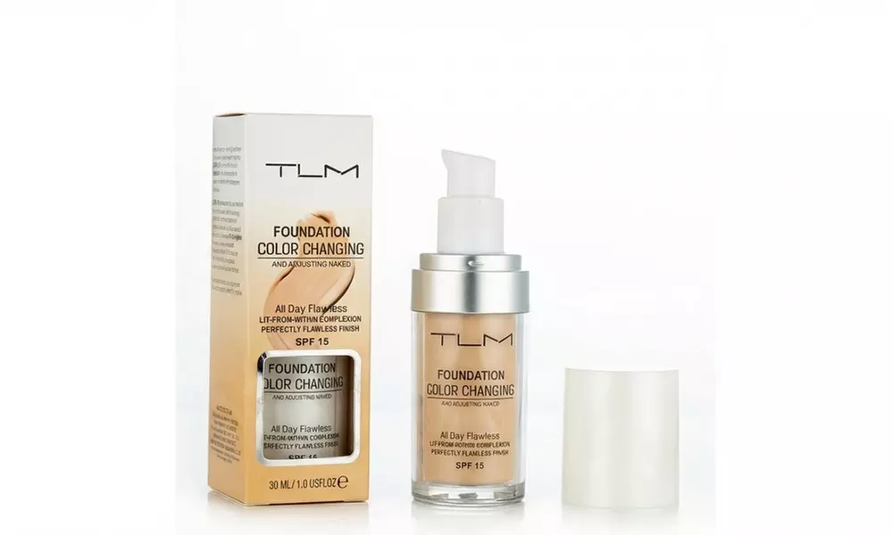 Kleurveranderende foundation van 30 ml. van het merk TLM