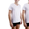 Image 3: Lot de 2 t-shirts homme en col v Pierre Cardin 