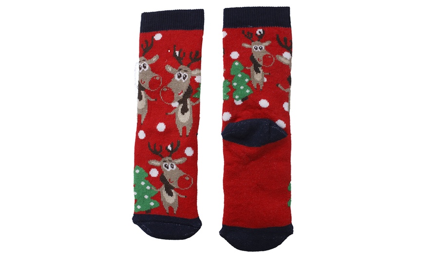 Image 4: 6 ou 12 paires de chaussettes de Noël