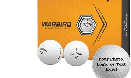 24 Custom New Callaway Warbird Golf Balls - Custom Callaway Warbird Balls from GBM Golf