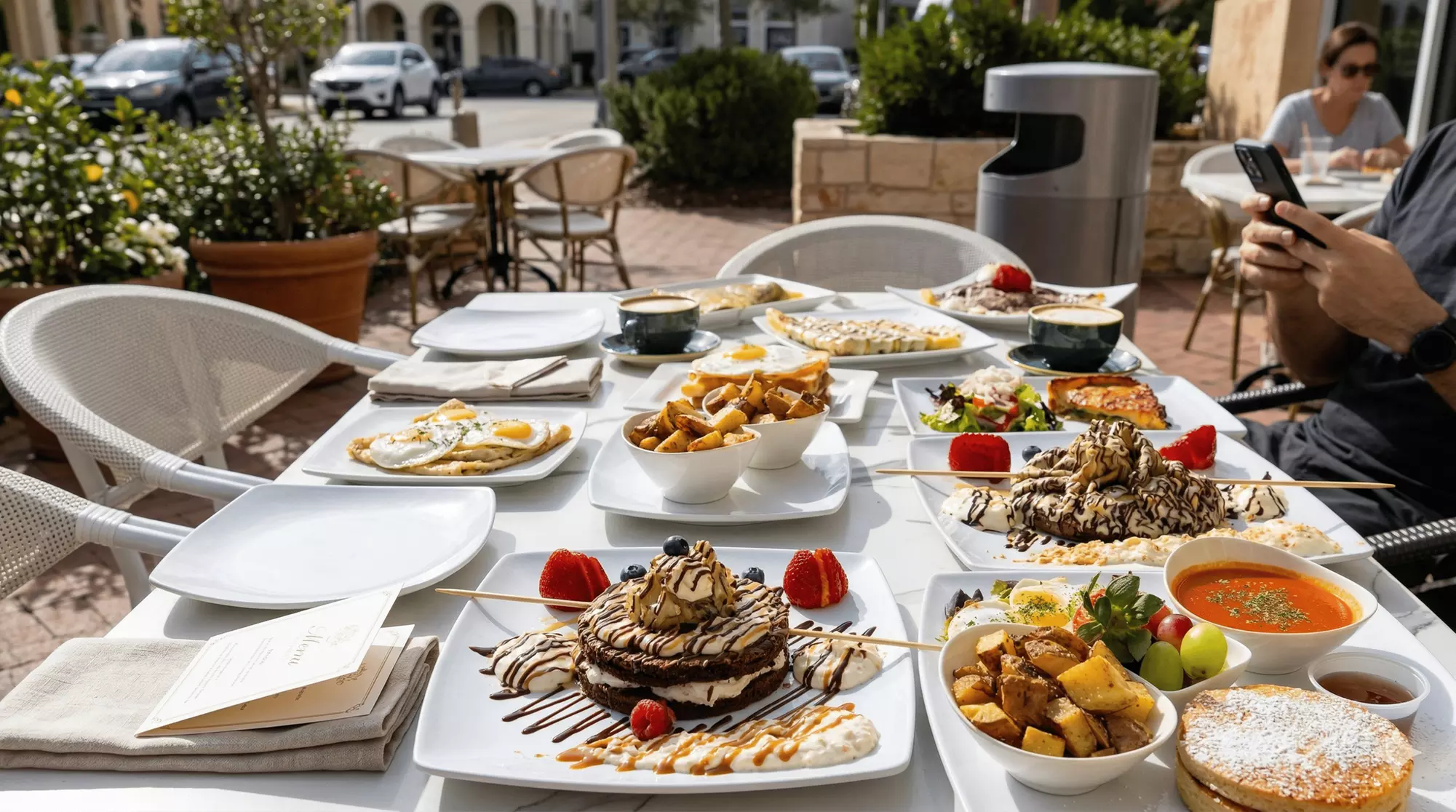 For One, Two or Four People: Two-Course Meal + Drink