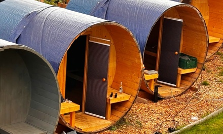 Für 2 Personen: Übernachtung im Campingschlaffass inkl. Frühstück mit Burgwanderung - MAGBNB Naturfreunde & Wanderhütten