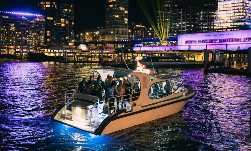 Image 5: Escape the Crowds with a 20-Min Sydney Harbour Vivid Cruise Experience