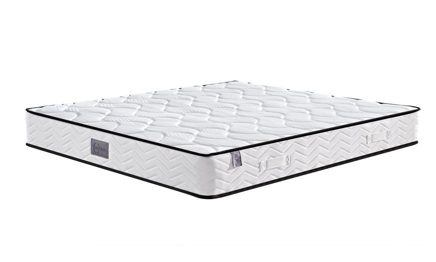 Image 5: Lit fixe "Triomphe" en similicuir, matelas "Cosmos" en option