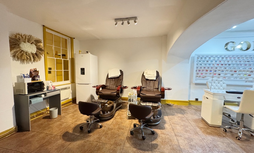 Image 3: Enjoy a Shellac Pedicure & Foot Massage or Manicure & Back Massage