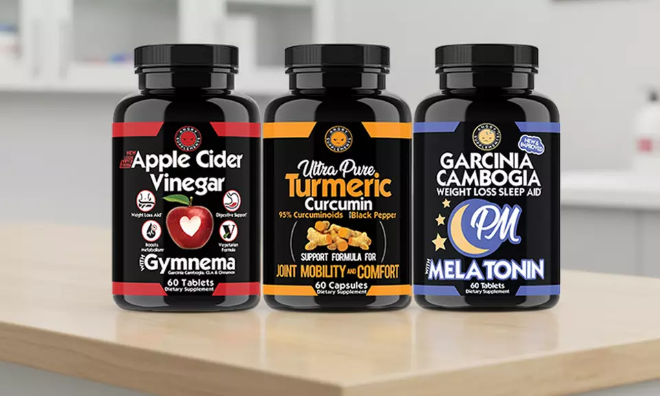Angry Supplements Apple Cider Vinegar, Turmeric and Garcinia PM Weight Loss
