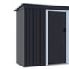 Image 5: 5ft x 3ft Charcoal Black Steel Storage Shed