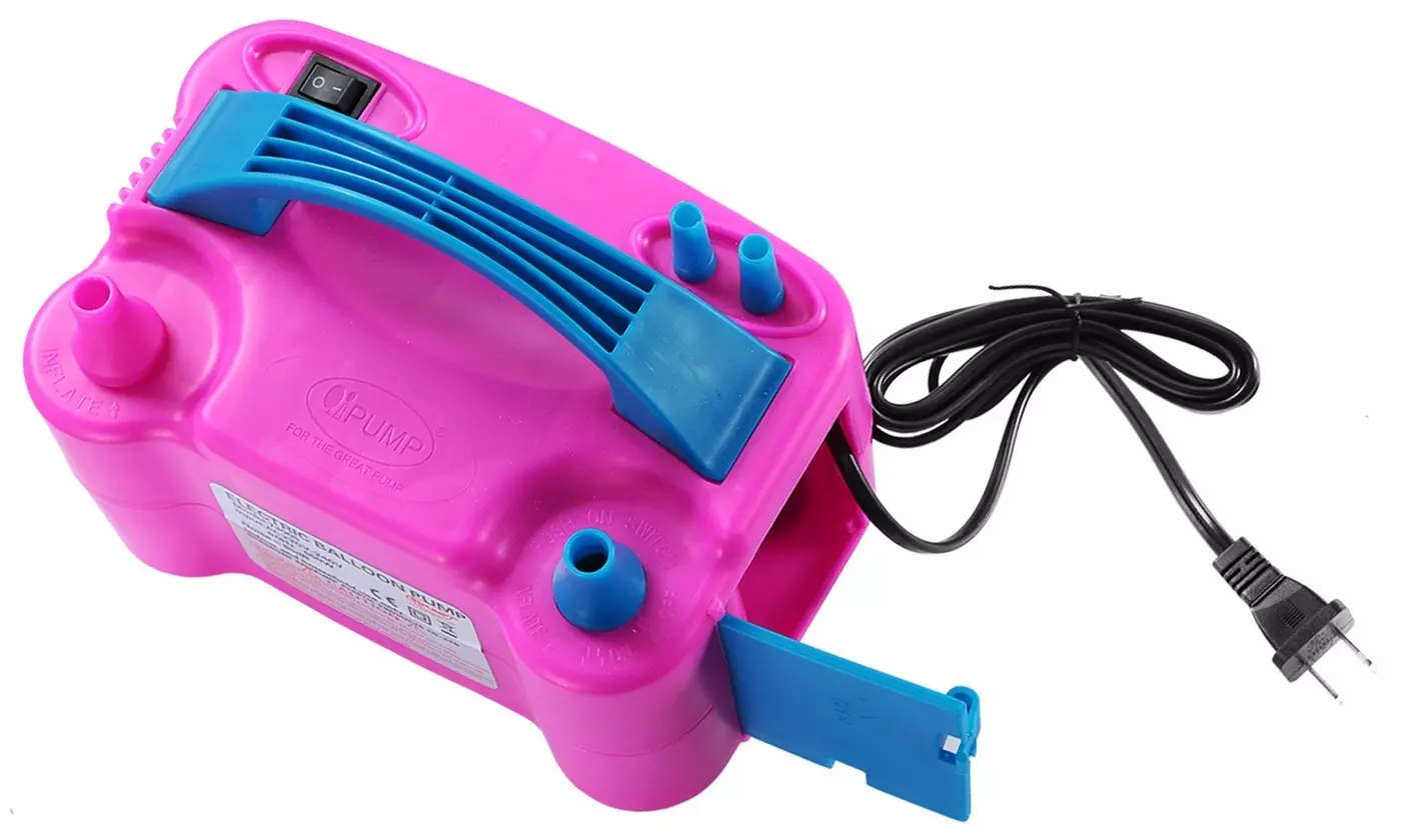 PUMP 600W Dual Nozzle Electric Balloon Pump Air Blower Balloon Inflator