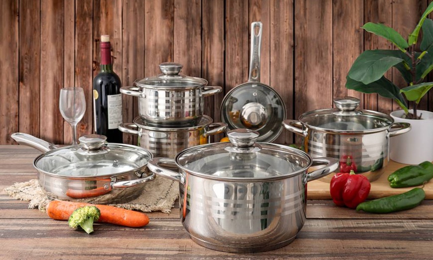 Image 2: Batterie de cuisine 12 pièces inox Royalty Line