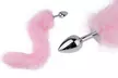 Metal Anal Plug Fox Tail Cute Cat Ears Head Hoop Set Cosplay Toy Games - Second Medium