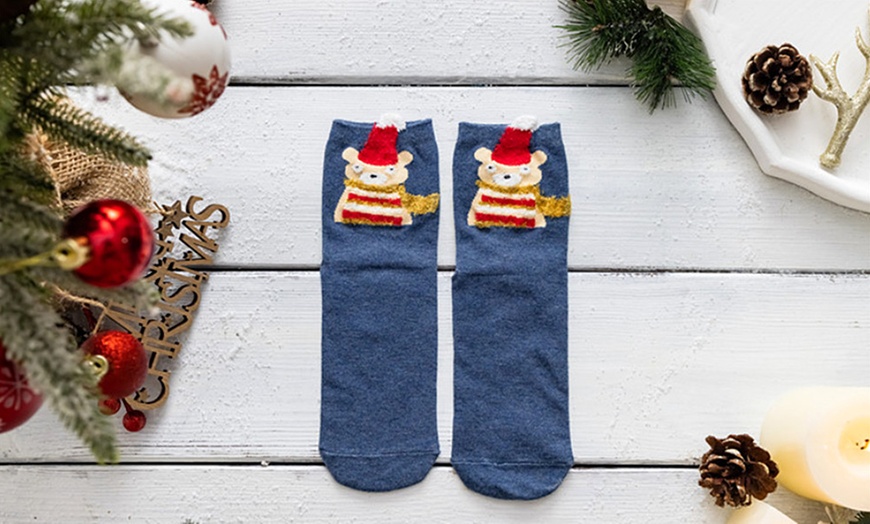 Image 3: Christmas Festive Socks Four-Pack