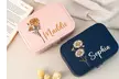 Personalized PU Leather Jewelry Box by Justyling in Multiple Styles & Colors | Perfect for Gifting (Up to 83% Off) - Second Medium