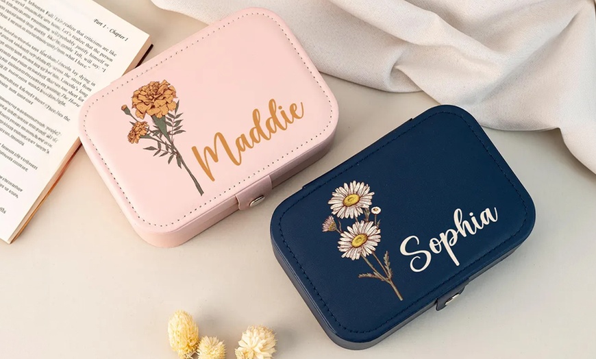 Image 4: Custom PU Leather Jewelry Box in Multiple Styles & Colors Up to 81% Off