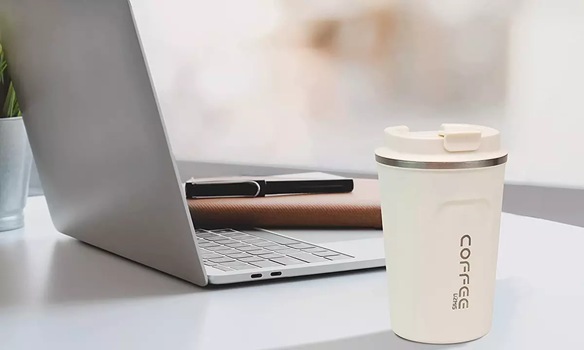 Travel-Friendly Insulated Stainless Steel Coffee Mug