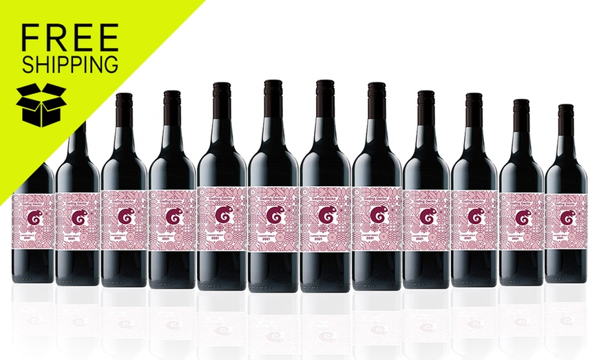 Image 1: Gazing Gecko Cabernet Merlot (12 bottles)