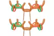 Inflatable Reindeer Antler Ring Toss Game For Kids Of All Ages (1,2,4 or 6 Pack) - Second Medium
